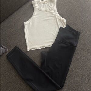 ALO 7/8 High-Waist Airlift Leggings and FREE Electric & Rose top